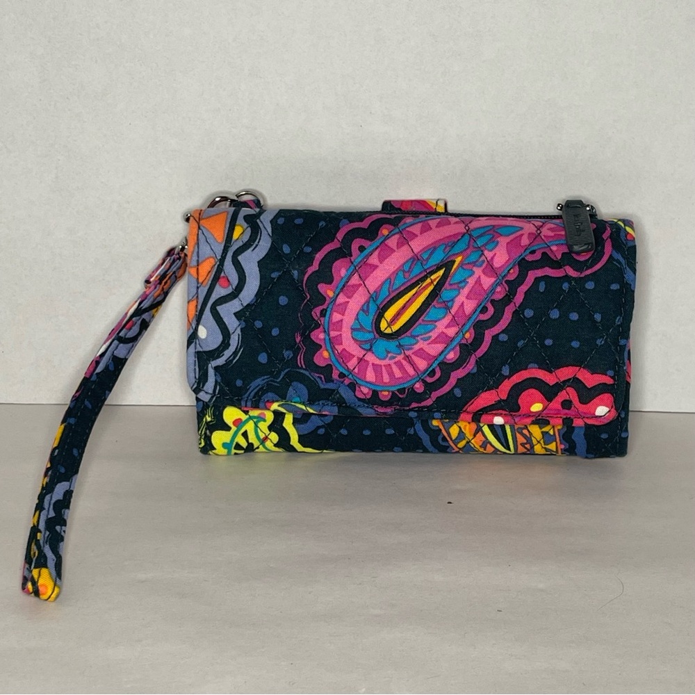 Vera Bradley Multicolor Paisley Wristlet